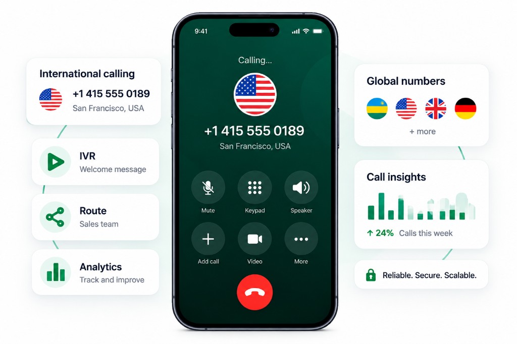 Mista Voice — active call on mobile